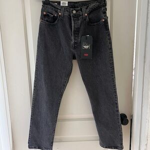 NWT Levi's 501 Women's Cropped Jeans Grey